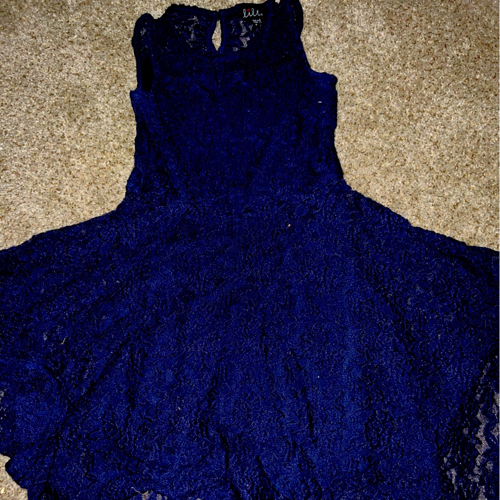 Lilt girls high low lace dress size 10